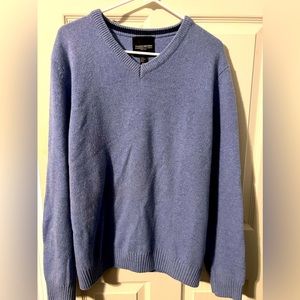 Paolo Mondo long sleeve V-neck XL Merino wool/Cashmere blend sweater